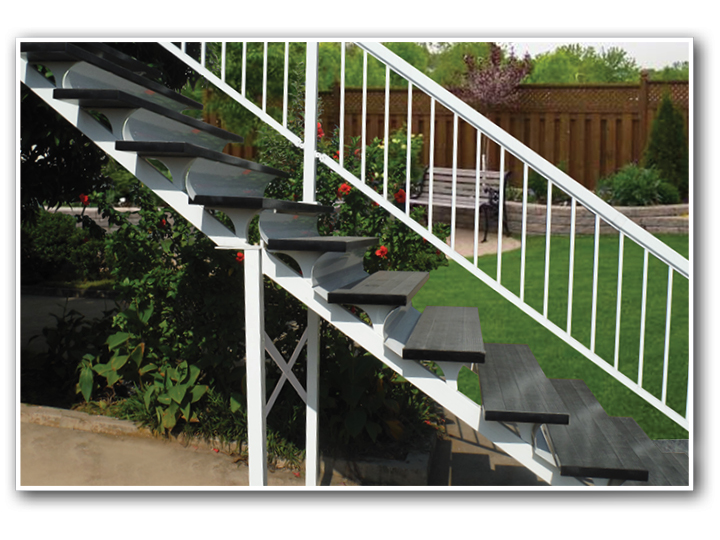 Quickstep Stair System, Prefab Outdoor Stairs Canada